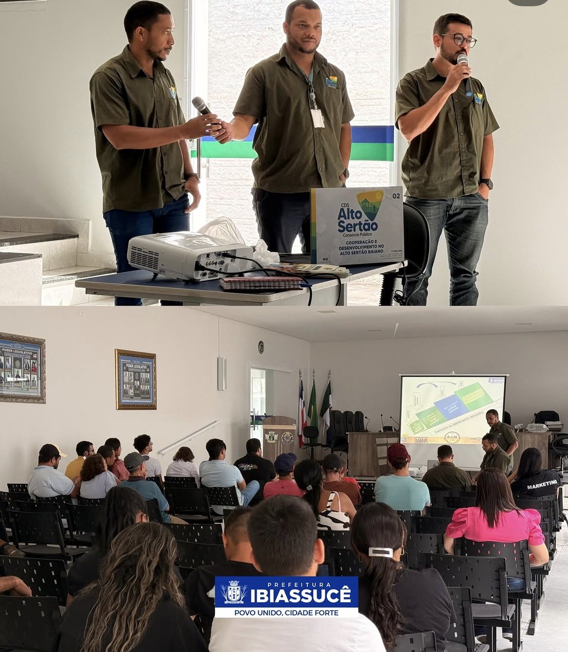 Hoje ocorreu a reunião do Serviço de Inspeção Municipal (SIM)